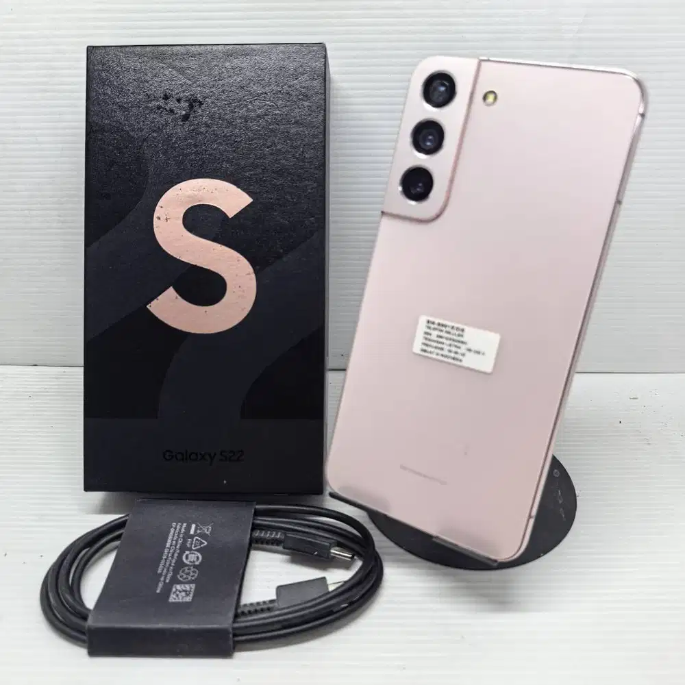 LIKE NEW SAMSUNG GALAXY S22  5G 8/256 PINK GOLD EX SEIN MULUS NO MINUS