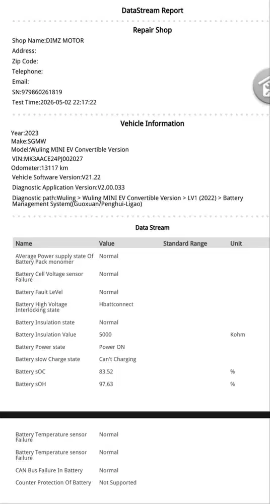 Wuling Air Ev Long Range 300 KM 2023 Kilometer 13 Ribu