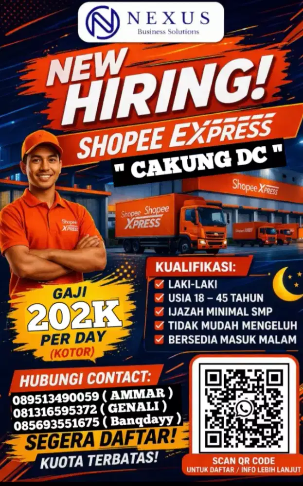 *DAILY WORKER SHOPEE EXPRESS NEXUS*
