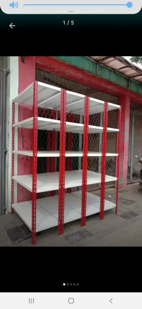 Rak besi multiguna gudang