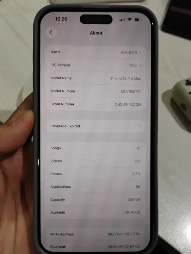 Iphone 15 pro max 256gb inter
