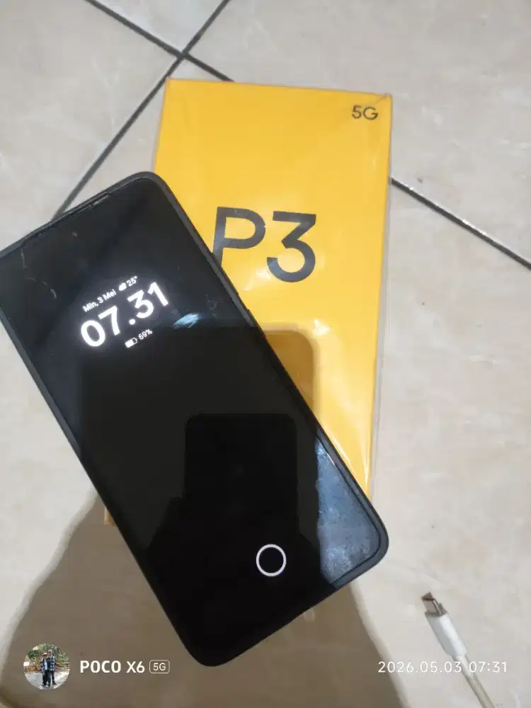 Realme P3 5G ram 12/256 fullset