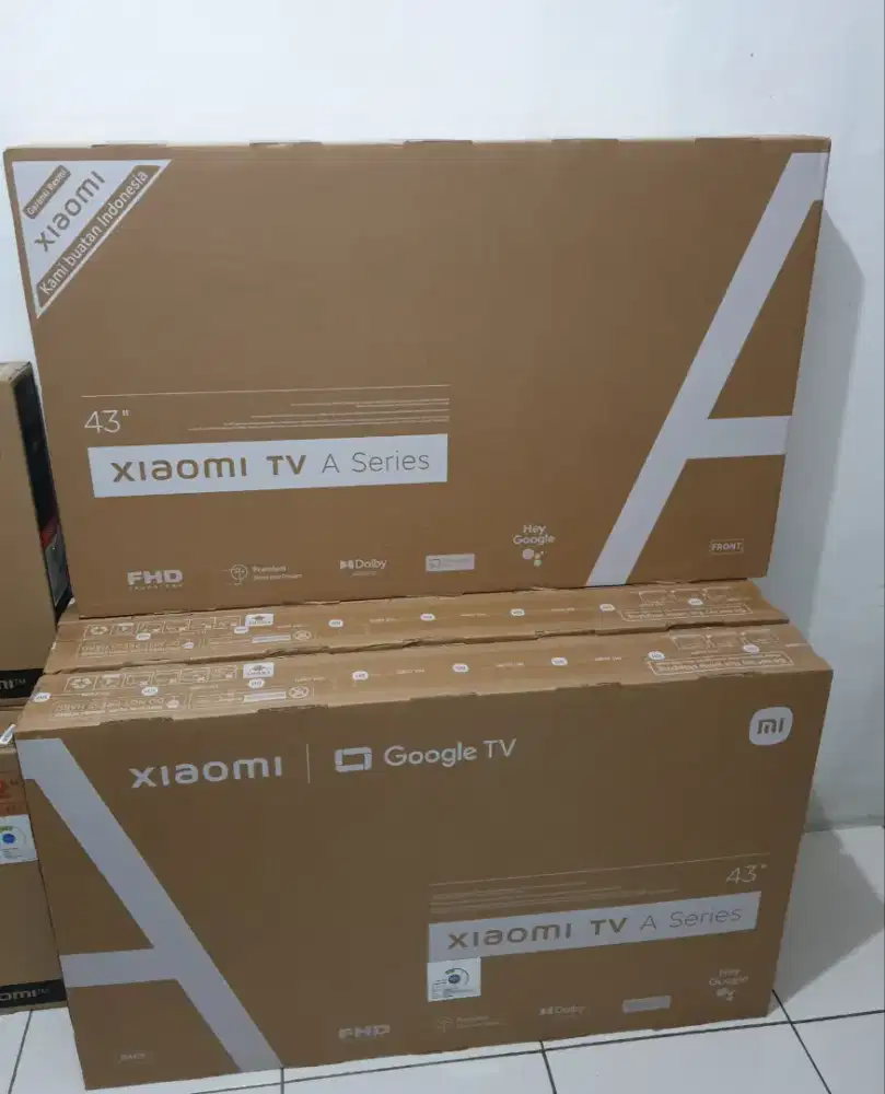XIAOMI GoogleTV ( Android ) 43 inch. Baru, bisa diantar + setting