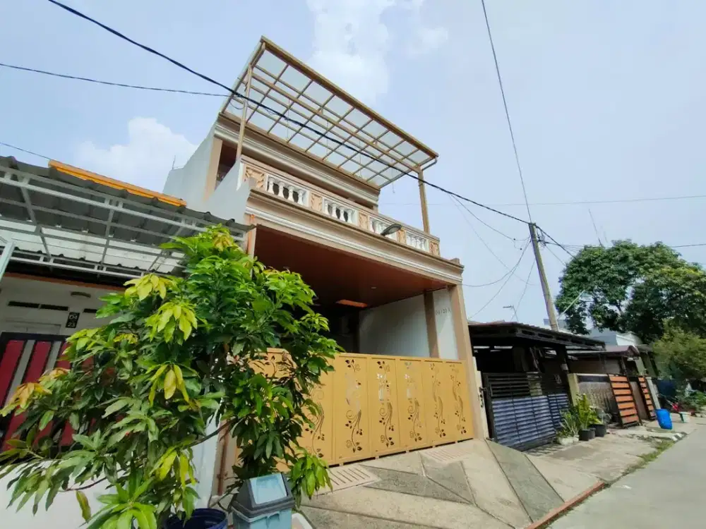 JUAL RUMAH MEWAH 3 LANTAI DI PERUMAHAN VIDA BUMIPALA, BEKASI