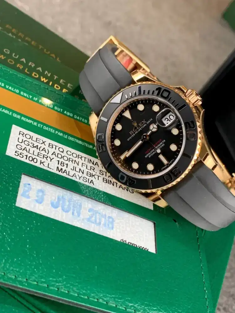 rolex yacht master 268655 everose gold 37mm