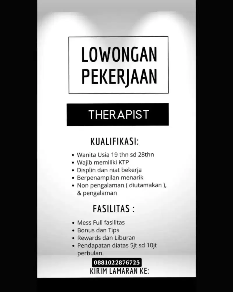 Dibutuhkan Terapis Tradisional Massage