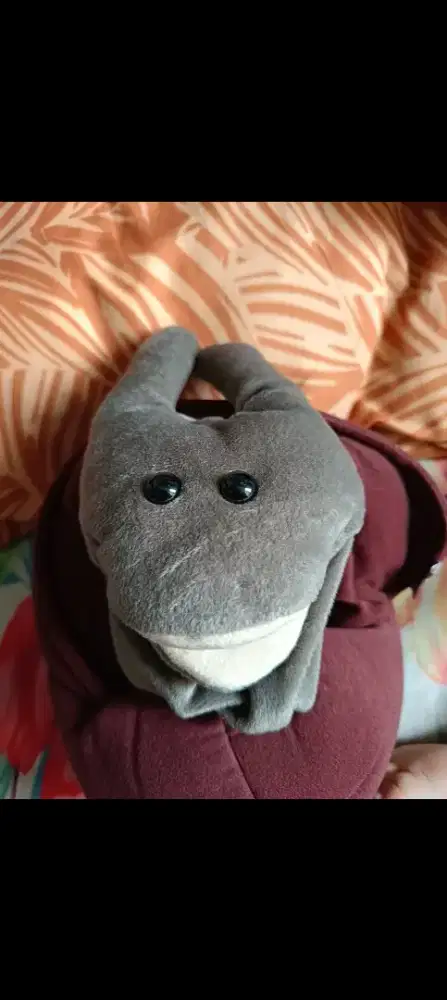 Dijual Boneka Tangan karakter Siput like new gress.