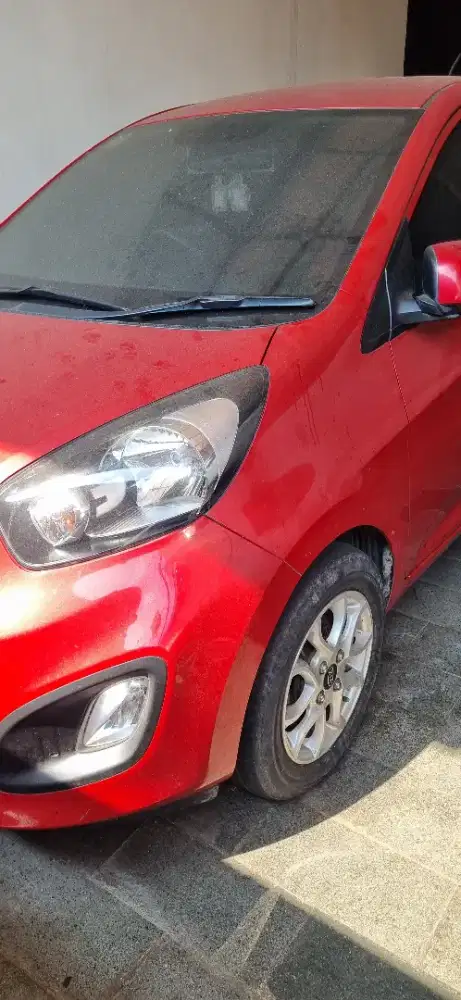 Kia picanto 2012  merah an sendiri dari baru jarang pakai km dikit