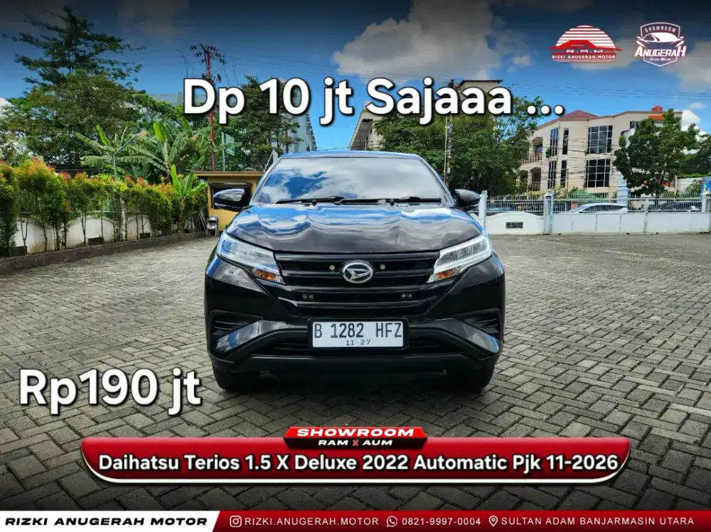 Dp ringan Daihatsu Terios 1.5 X Deluxe 2022 Automatic AT