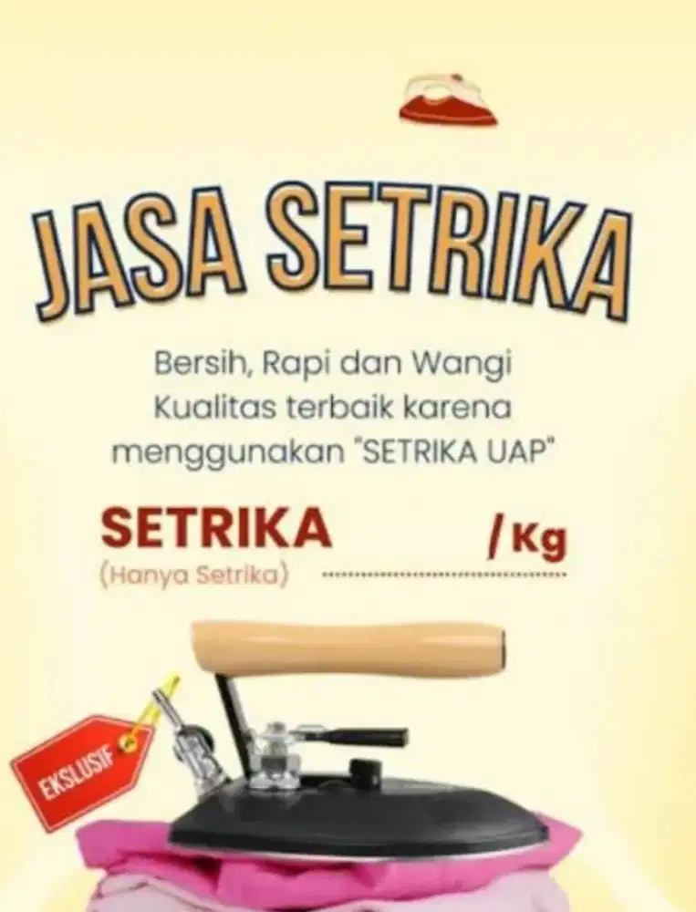 Operator Setrika Uap