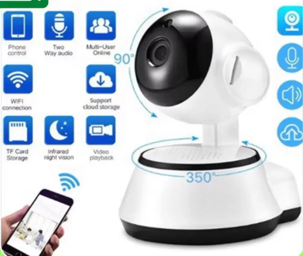 Camera CCTV V380 Q3S 720p Two way talk wireless