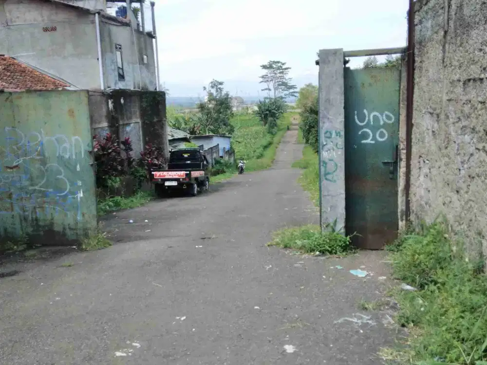 lahan tanah kosong samping jl pasir muncang gadog bogor