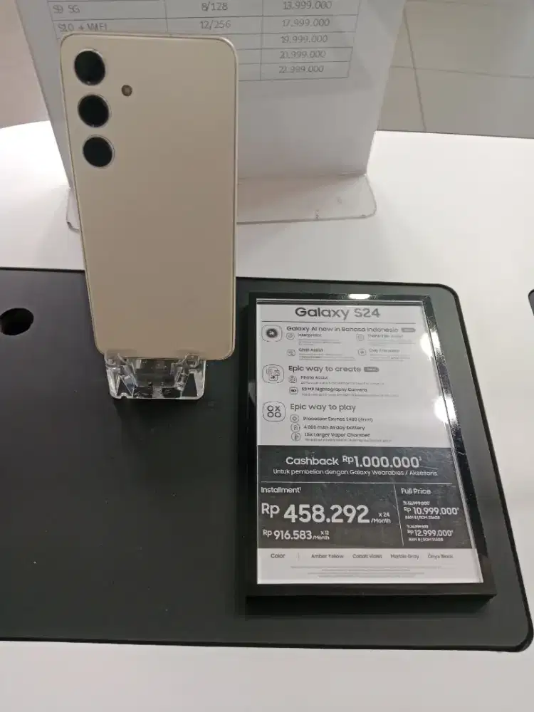 Samsung Galaxy S24 8/512 GB kualitas batre 4000mah