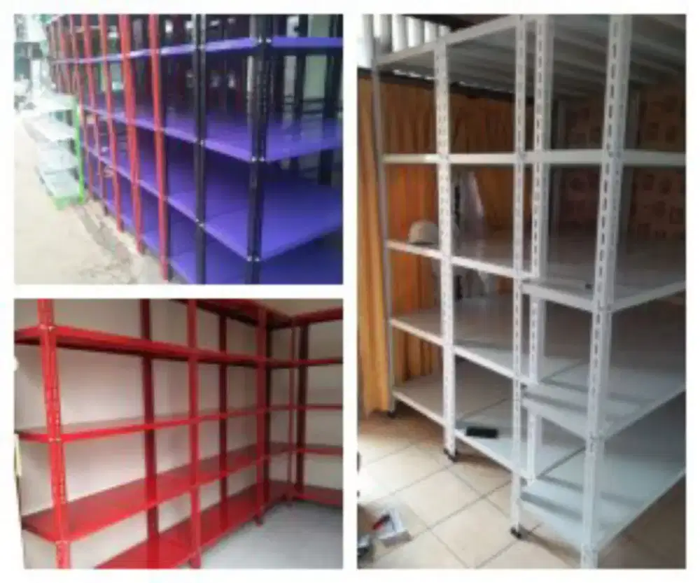Rak besi gudang multifungsi,.