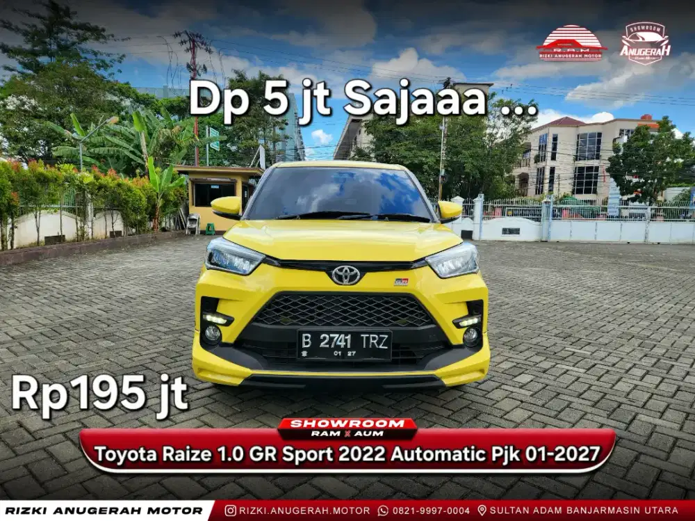 Dp ringan Toyota Raize 1.0 GR Sport 2022 Automatic AT
