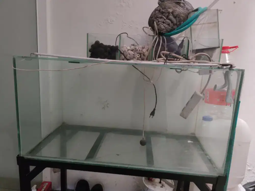 Aquarium Set tinggal. Pakai