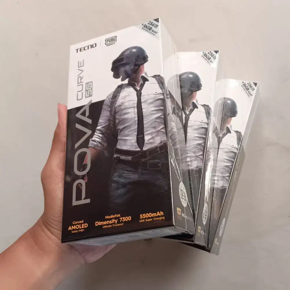 Tecno pova curve 5G 8/256 new ( bukan 7 camon 40 50 pro )