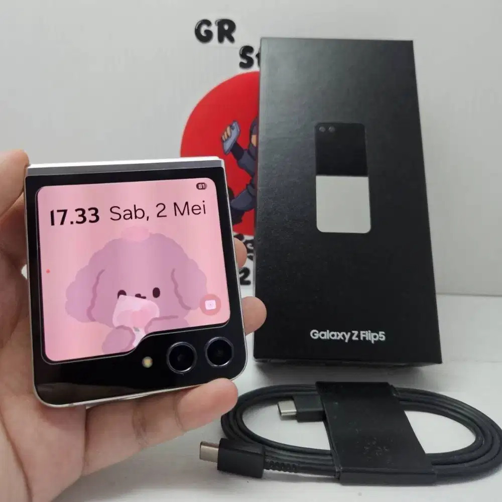 Samsung Galaxy Z Flip 5 White 8/512 Fullset No Minus