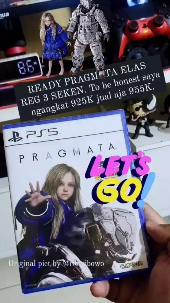 BD/Kaset PS5 PRAGMATA Seken Mulus Like New
