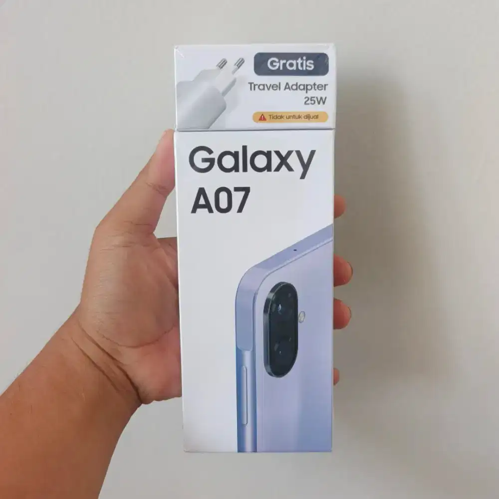 Samsung A07 4/128 GB BNIB warna Light Violet garansi resmi SEIN
