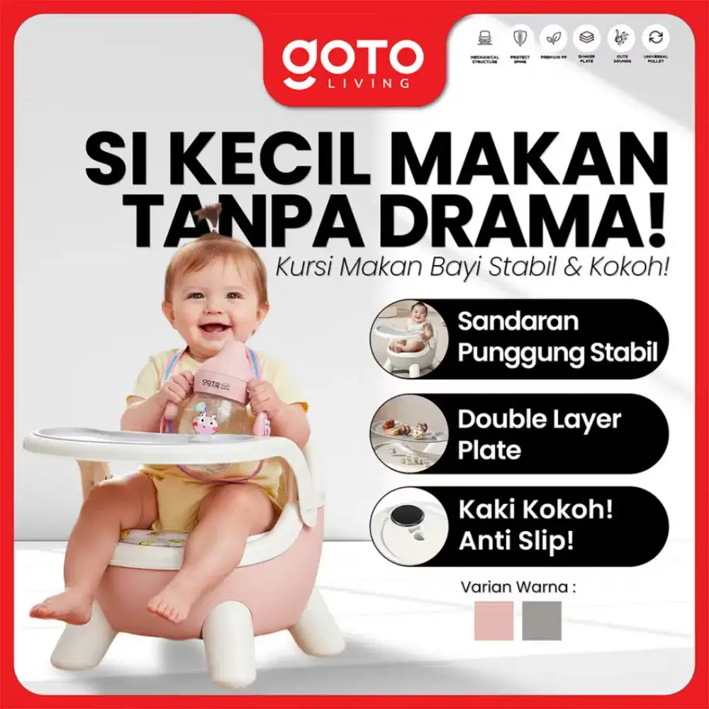 DIJUAL BABYCHAIR PINK BARU