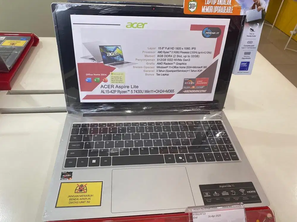 Laptop Acer Aspire lite