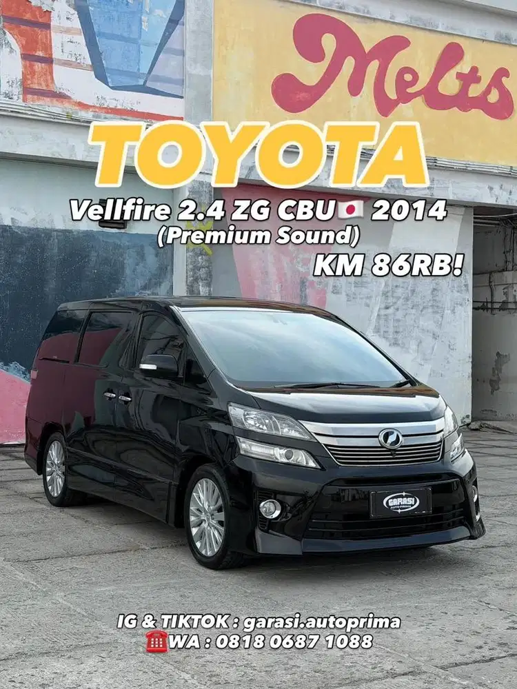 Vellfire ZG Premium Sound 2014 KM80 Antik