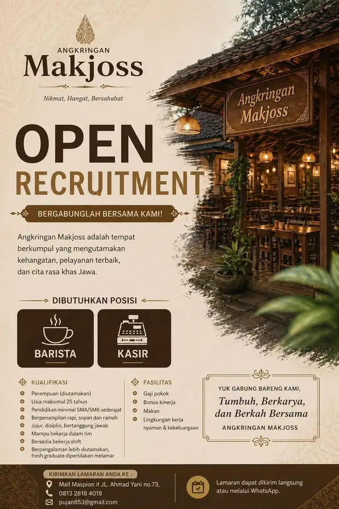 Di Butuhka KASIR RESTAURANT