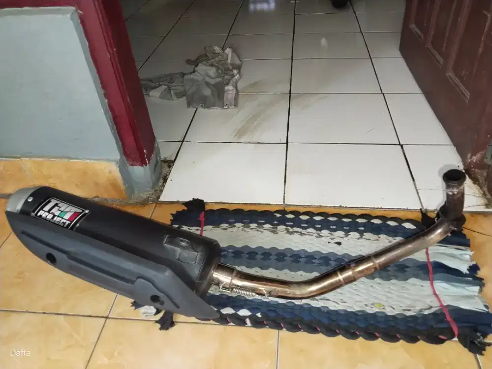 Di jual knalpot TZM project original no minus masih bagus