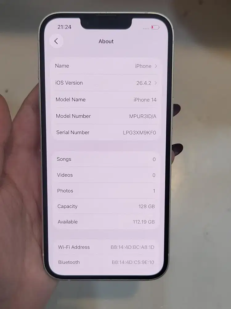 Iphone 14 128 GB IBOX