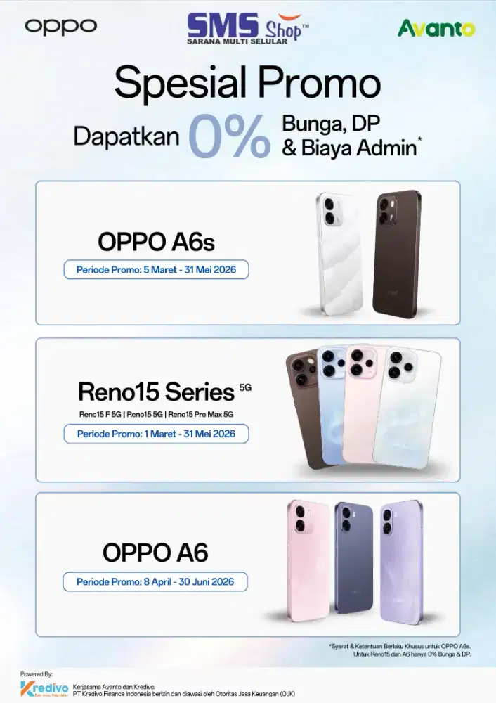 Promo Awal bulan Oppo Series