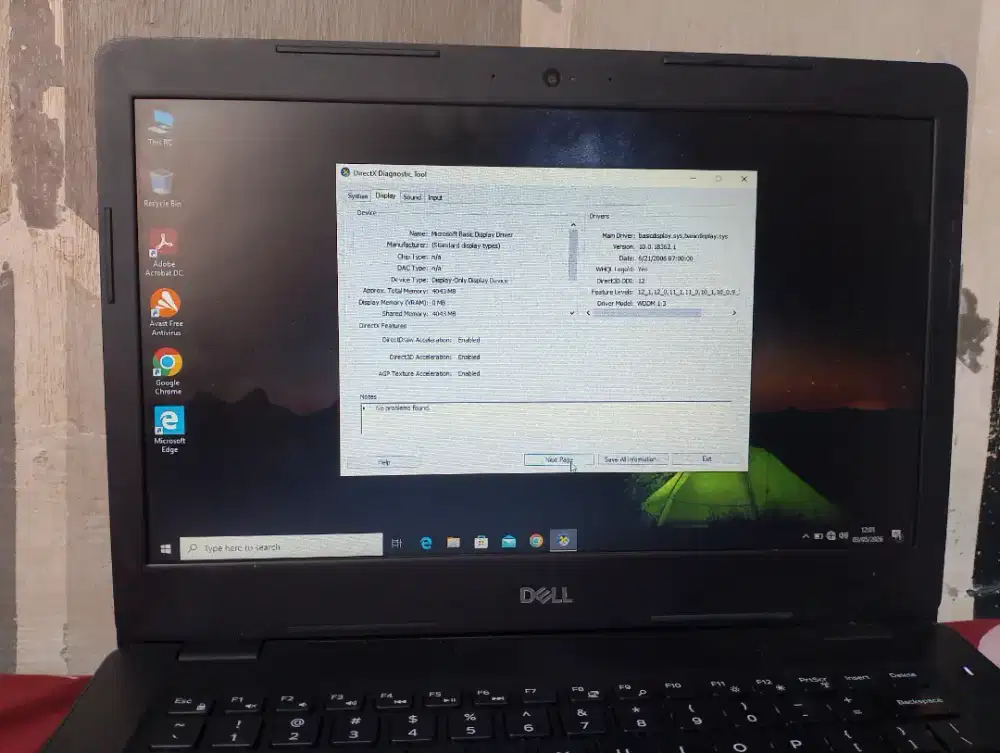 LAPTOP DELL LATITUDE 3490