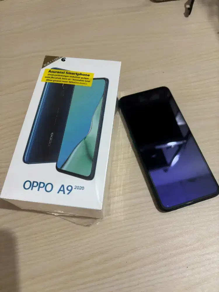 Oppo A9 2020 ram 8GB internal 128Gb bekas mulus