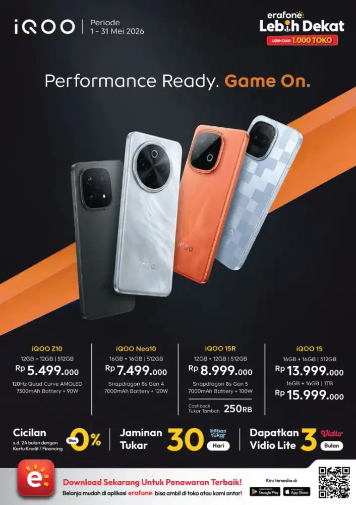 Vivo series cicilan 0%