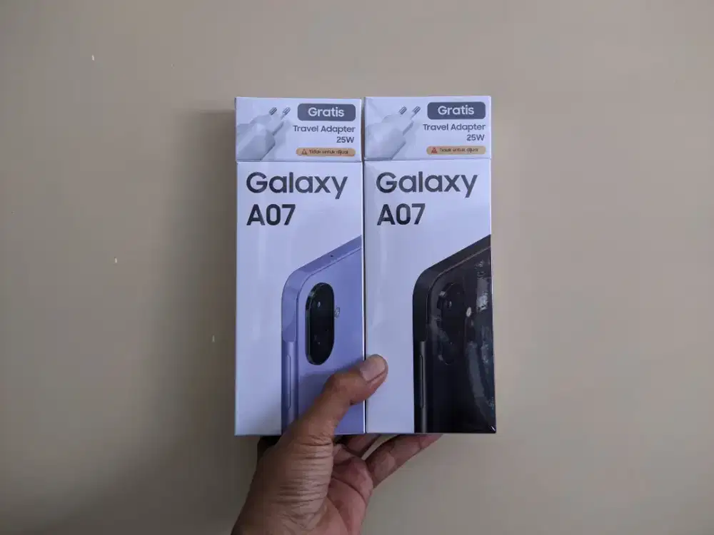 Samsung Galaxy A07 4/64 Garansi resmi 1thn ( free adaptor )