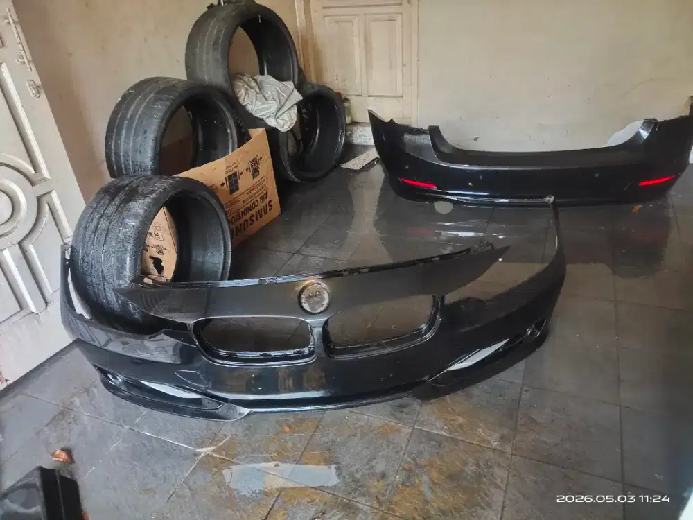 Jual cepat bumper full set & 4 ban & shockbreaker belakang