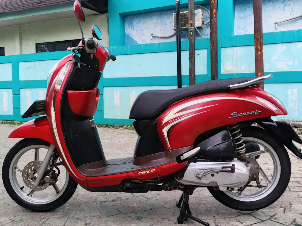 Honda Scoopy  fi  2014 pajak hidup stater tokcer halus mulus orsinil