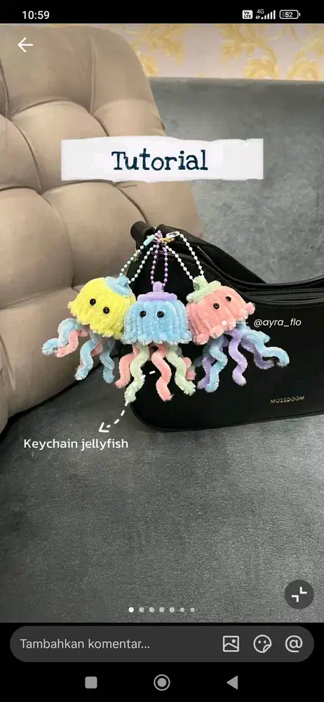 Gantungan kunci lucu