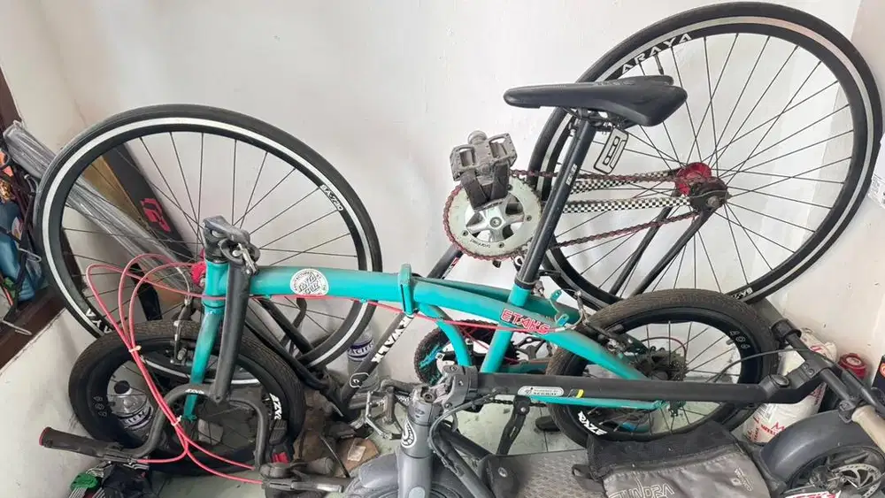 jual sepeda lipat dan sepeda fixie
