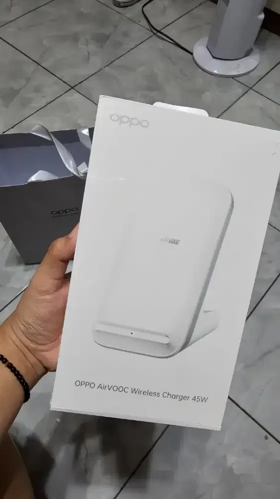 Oppo Air Vooc Wireless Charger 45W Original Segel Baru