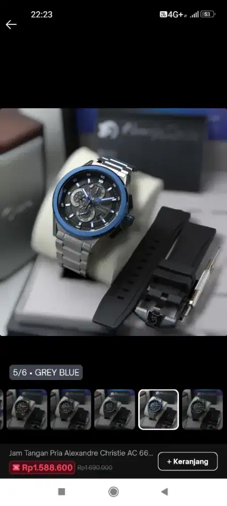Jam Tangan pria Alexander christie 6654MC