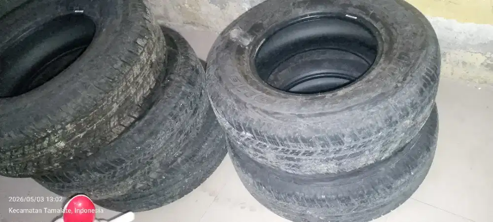 5 pcs Bridgestone dueler H/T 265/70 R16 nik 2025