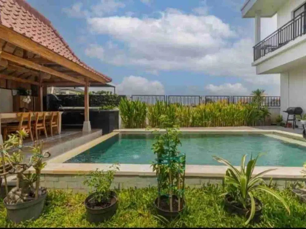 villa view sawah danau tempe sanur bali