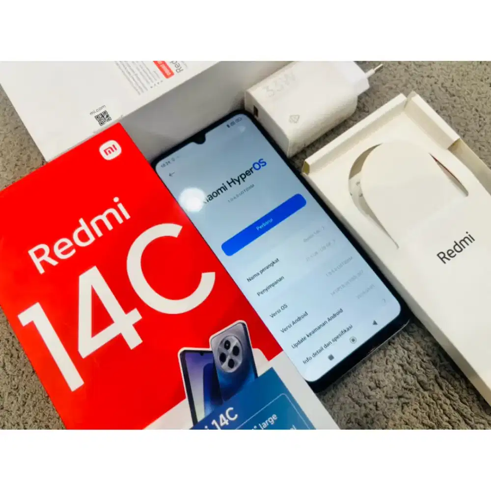 xiaomi redmi 14C 6/128 fullshet segel ori mulus