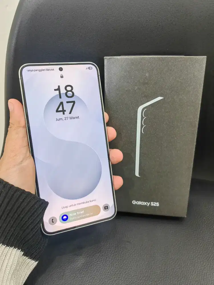 Samsung S25 12/256 Fulset ori no minus resmi sein garansi