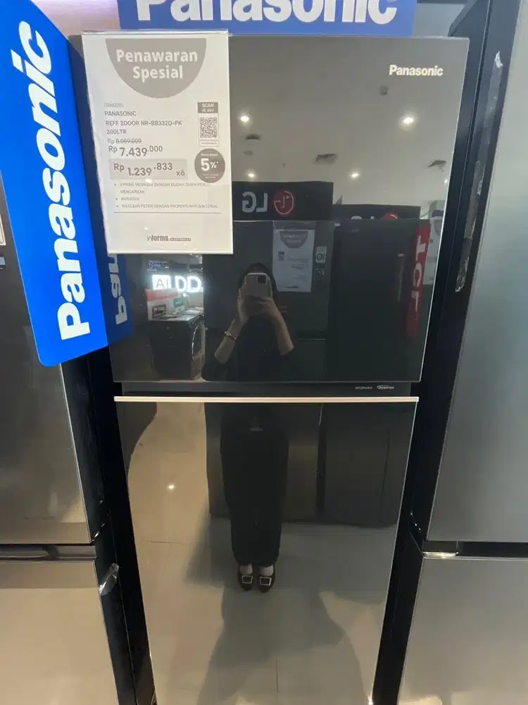 Kulkas Panasonic 2 pintu 300LTR BISA CICILAN