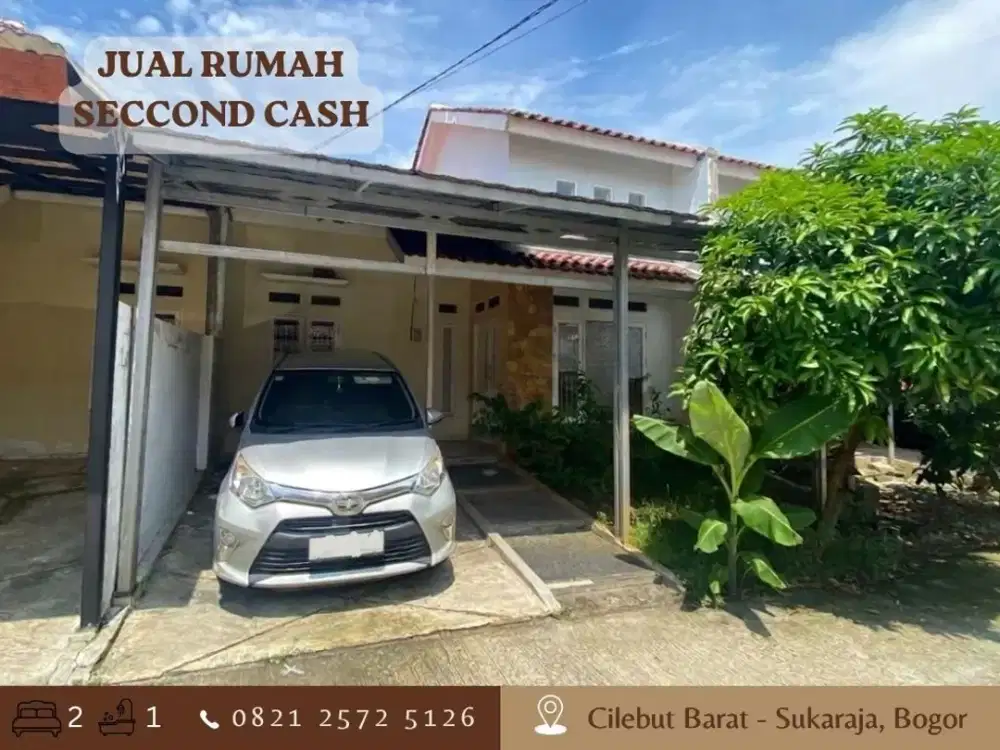 Jual RUMAH MURAH 398JT di Nuansa Alam Cilebut Bogor dkt Stasiun KA