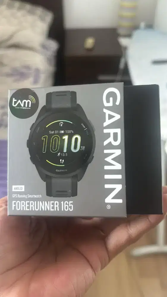 Jam tangan Garmin Forerunner 165 kondisi mulus