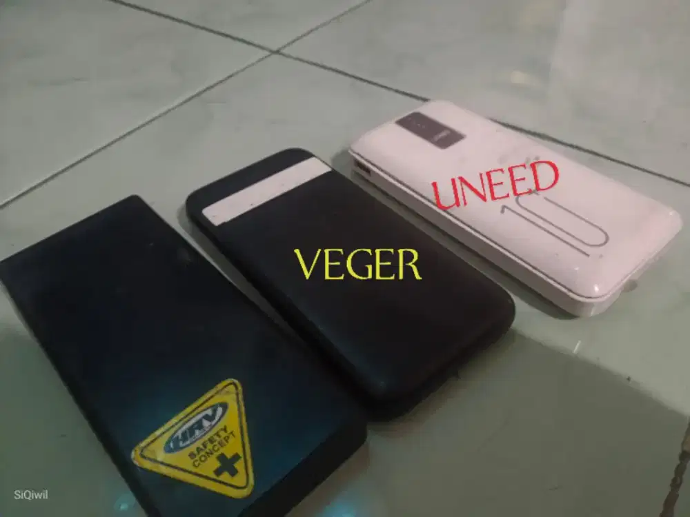 Dijual powerbank merek Veger, UNEED