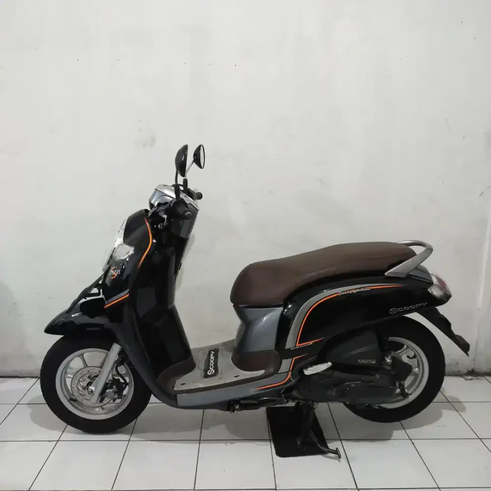 Honda Scoopy Donat 2017 Mesin Aluss Lengkap Bagus